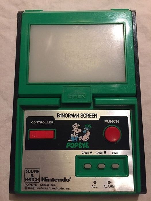 Nintendo - Game & Watch  - Popeye  - Panorama screen - 	PG-92 - Ohne Originalverpackung
