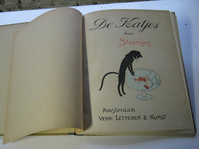 Steinlen - De Katjes - 1910