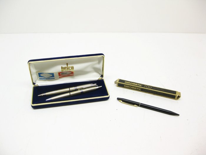 Everlast e Chromatic made in U.S.A. - 2 bolígrafos y 1 lápiz mecánico - 3