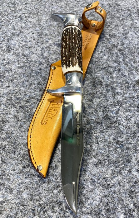 德国 - German Original Bowie Knife WIDDER  SOLINGEN  - Second Half Of 20th Century - Hunting - 刀