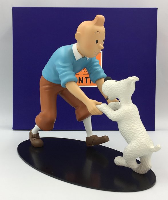 Tintin - Statuette Leblon-Delienne 45950 - La joie de Tintin et Milou - (2005)