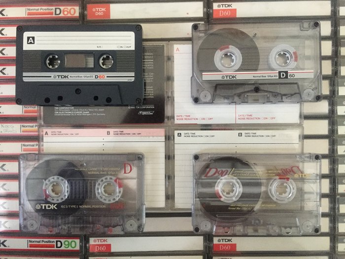 TDK - D60 D90 - Cassettes