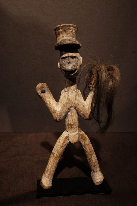 Doll - Wood, horse hair - Provenance Donald Taitt - Lobi - Burkina Faso 