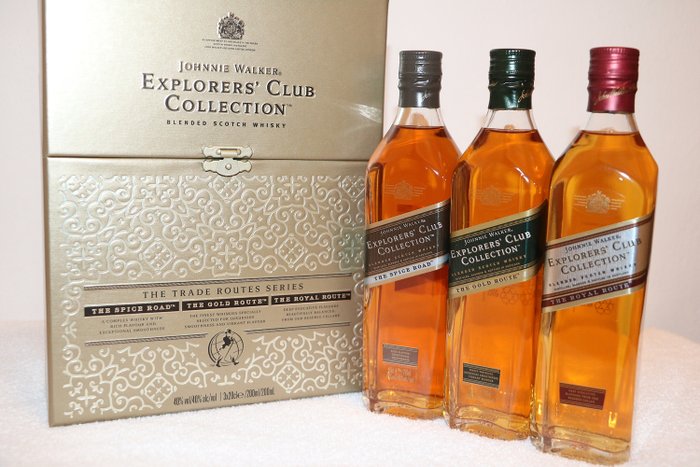 Johnnie Walker Explorers' Club Collection - 3 x 20cl