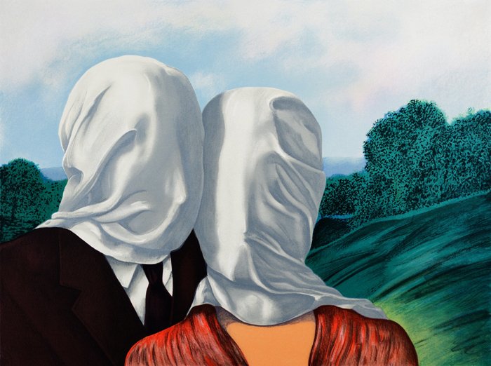 René Magritte (after) - Les Amants (The Lovers)