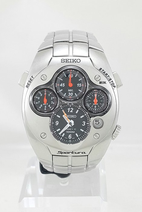 Seiko - Sportura Kinetic Chronograph Limited Edition  - 9T82-0AD0 - Herre - 2000-2010