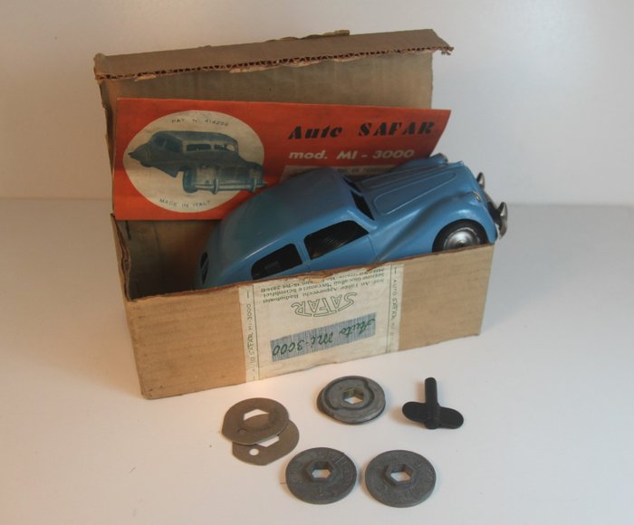 Safar (made in Italy) - pat n° 414259 - Coche a cuerda  Auto MI 3000 - 1940-1949 - Italia