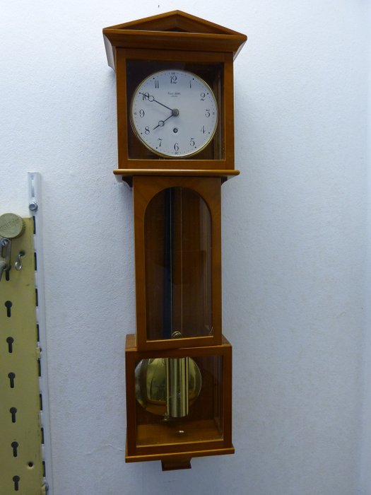 Lantern clock - Erwin Sattler - Wood, Walnut - 21st century