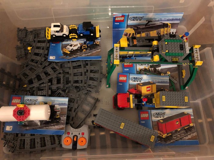 LEGO - City - 7939 - tren, rieles, vagones, etc. Lego trein  - 2000-Actualidad