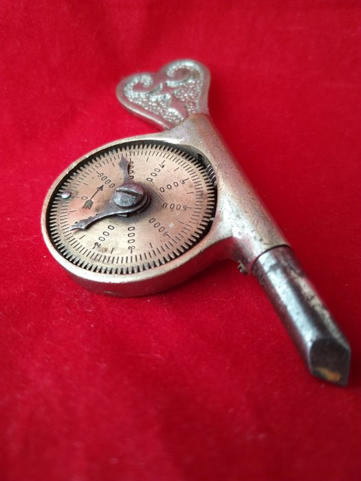 Drehzahlmesser - um 1900 - Antique tachometer (1) - Messing, Stahl