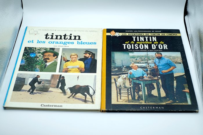 Tintin - Les  oranges bleues + Le Mystère de la toison d'or (B31bis) - 2x C - Första upplagan - (1962/1965)