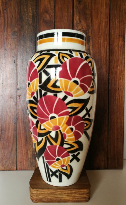 Vase, Art Deco Lunéville K & G