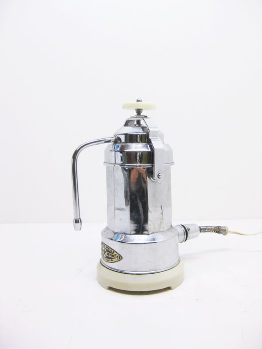 Prodotto Stella - Zeldzaam Sgarbi-Chiozzi design koffiezetapparaat - Aluminium, Messing, Plastic