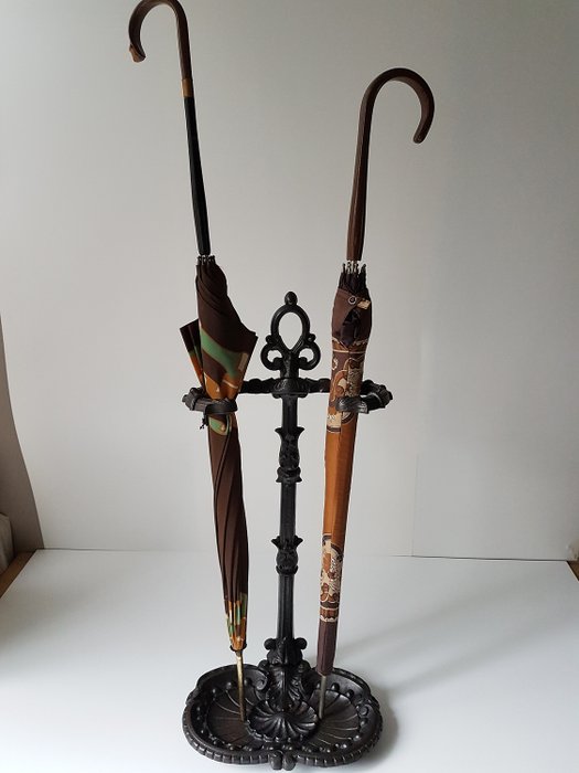 N. Martin - A. Huy - Art Nouveau Umbrella / walking cane rack - Cast iron