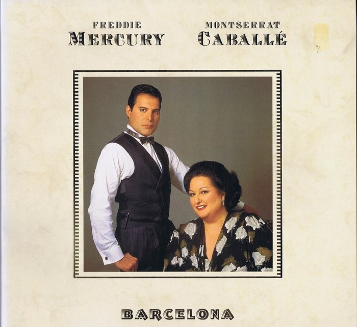 Freddie Mercury (Queen), Montserrat Caballé - Barcelona - LP Album - 1988
