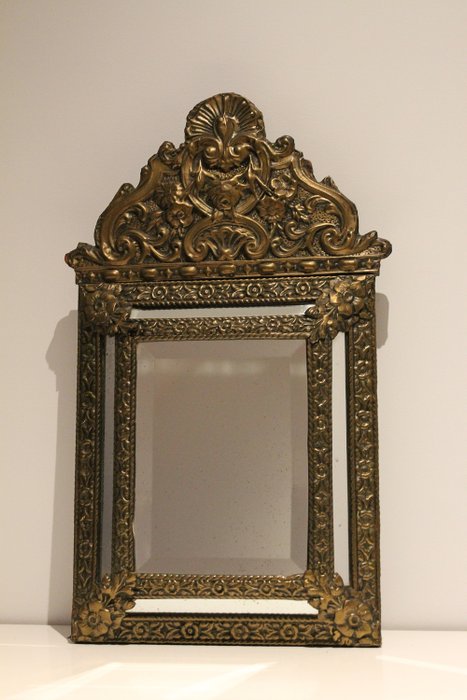 Specchio antico a specchio (1) - Lato rame
