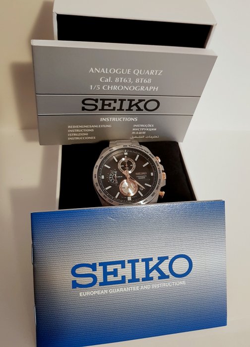 Seiko - Chronograph  100m - 8T67-00F0 - Homem - 2011-presente