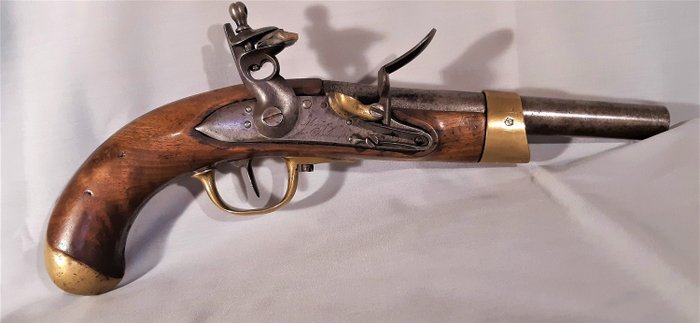 France - Manufacture Imperiale de CHARLEVILLE - PISTOLET An XIII DE CAVALERIE PREMIER EMPIRE - CAVALERIE - Flintlock - Pistol - 17,1mm