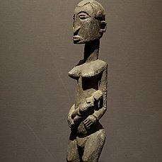Maternity figure - Wood - Provenance Bob Germ - Dogon - Mali 