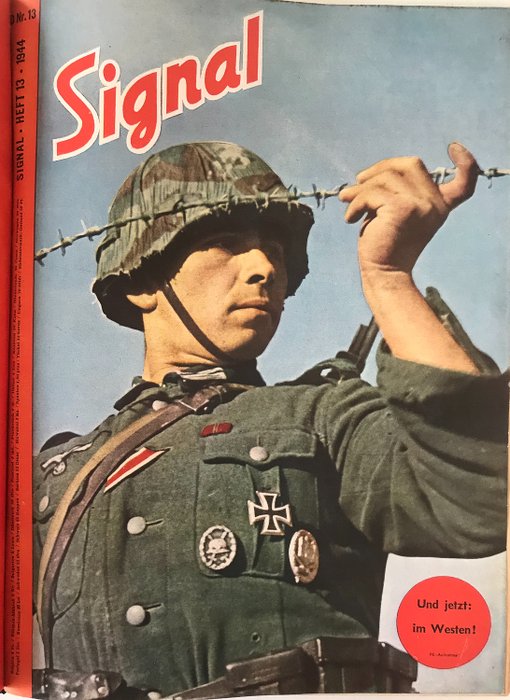 Germany - Signal Magazine, 37 editions. 1 to 24 of 1943 & 1 to 13 of 1944. - 1943