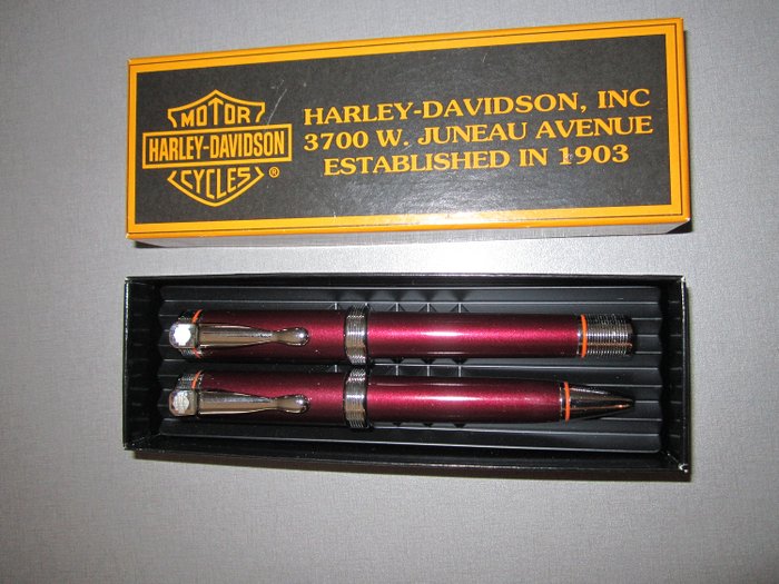 Harley Davidson schrijfwaren pennen - Complete collectie van 1