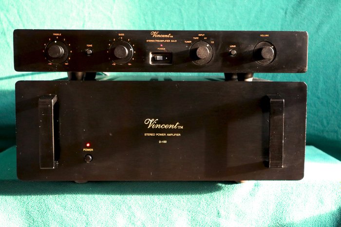 Vincent - D-150 & SA-31 (Hybrid high end tube/transistor amps) - Flere modeller - Main amplifier, Forsterker