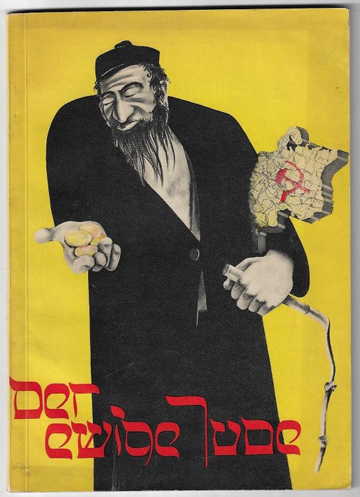 Niemcy - Oryginalna książka „The Eternal Jew”, wydanie z 1938 r.,