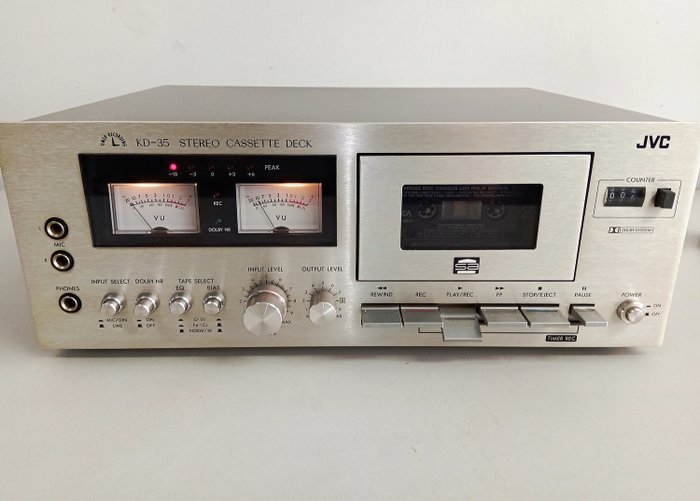 JVC - KD-35 E- Dolby - Stereo - Cassettespeler - Cassettespeler