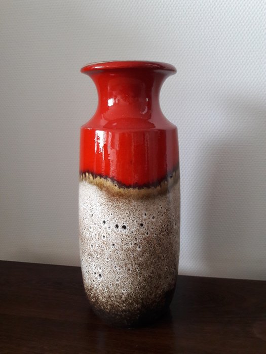 Scheurich West - Germany - stor gulvvase - "fed lava" keramik
