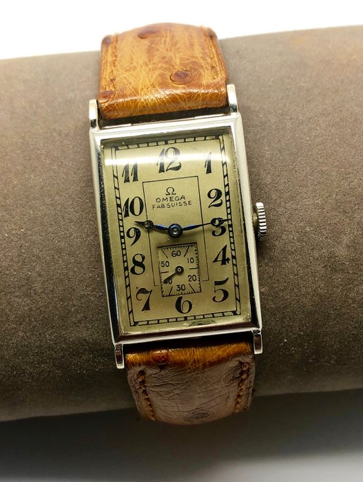 Omega - Curvex Art Déco Or Gris -  "NO RESERVE PRICE" - Heren - 1930s