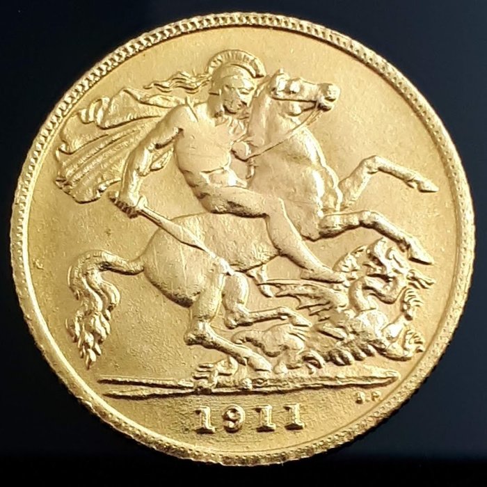 Australia - ½ Sovereign 1911 S - George V - Gold - Catawiki
