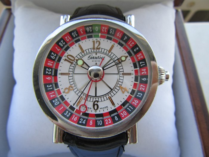 Gautier Geneve - Casino Roulette watch Swiss Made - Oversize - NO RESERVE PRICE - - Heren - 2011-heden