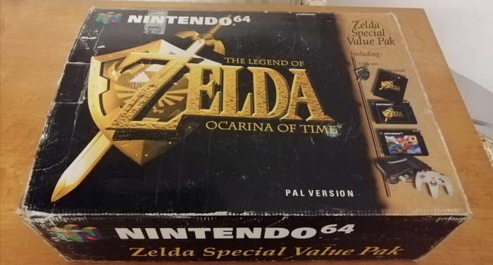 Nintendo 64 zelda special value pak collector - 游戏控制台 - 带原装盒