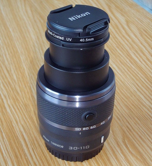 Nikon 1 Nikkor 30-110mm f/3.8-5.6 VR ED IF Black Telephoto - Catawiki