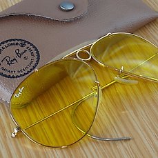 ray ban aviator cable temples