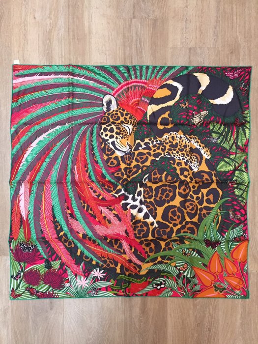 jaguar quetzal scarf