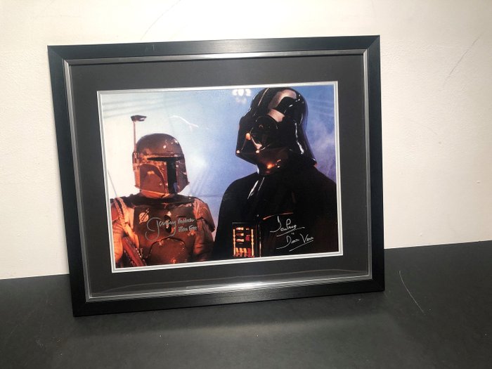 Dave Prowse Signed 16x12 Framed Photo Display Darth Vader Star Wars Memorabilia 