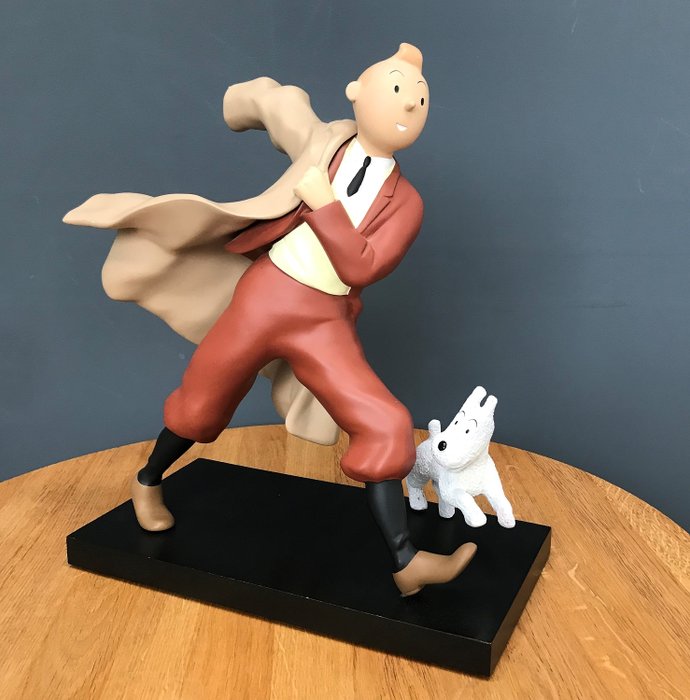 Tintin - Statuette Leblon Delienne Réf. 42 - Tintin reporter (36 cm)  - (1988)