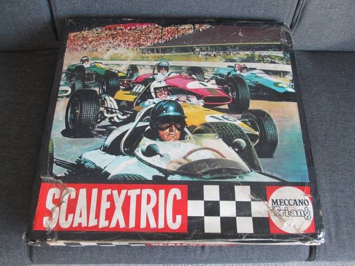 Scalextric Meccano Tri-ang - Nr 35 - Vintage auto racebaan jaren 60 / 70 - 1960-1969 - Franța