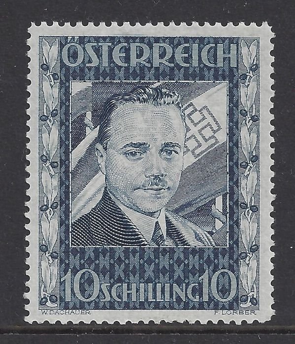 Österreich 1936 - Dollfuß stamp