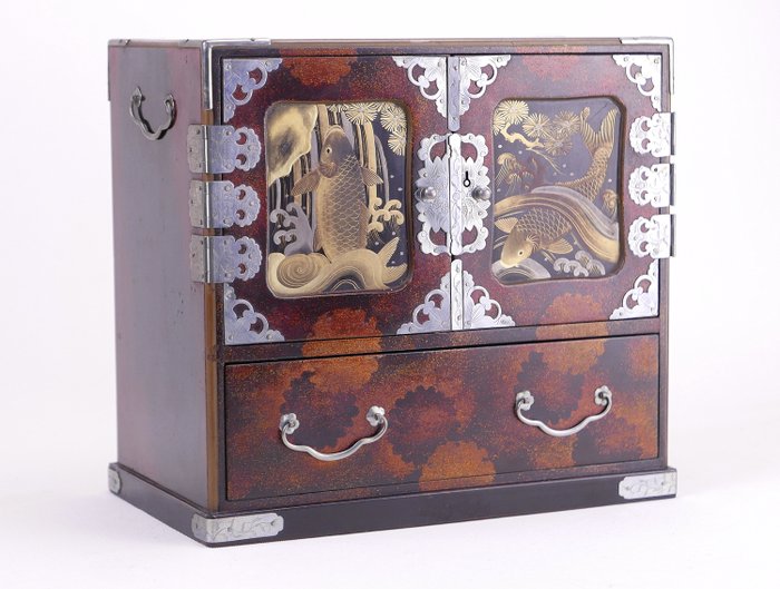 日本珠宝盒 - 平m绘漆 - 日本 - Meiji period (1868-1912)