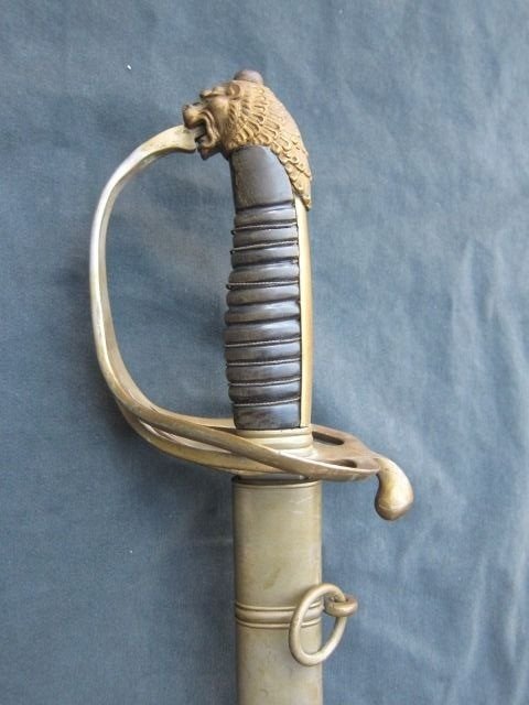 Belgien - Auguste Fonson Bruxelles - sword - Säbel