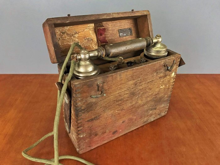 Rosja - Telefon polowy, Ericsson - niezwykle rzadki - 1915