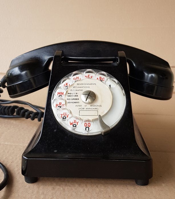 Appareil Mobile BCI - PTT 330-1 - Téléphone, 1960s - Bakélite