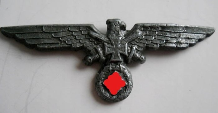Germany - Army/Infantry - Badge,  WW2-3Reich German eagle from the cap of the German Wehrmacht - 1939