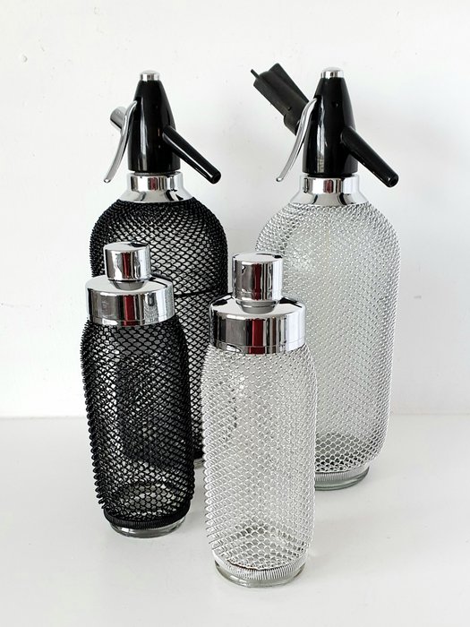 Soda Siphon Shaker (4) - Vintage - Glas