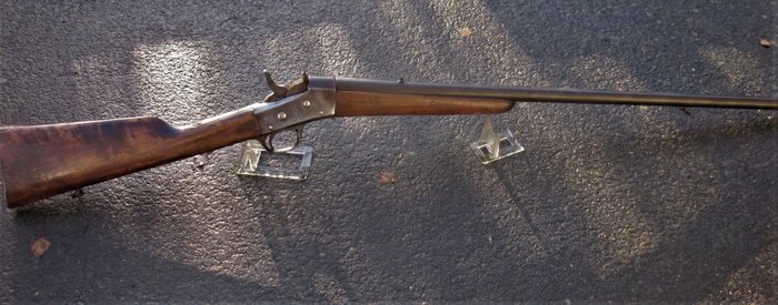 Schweden - Husqvarna 1871 - Rolling Block - Hunting - Zentralfeuer - Gewehr - 24ga