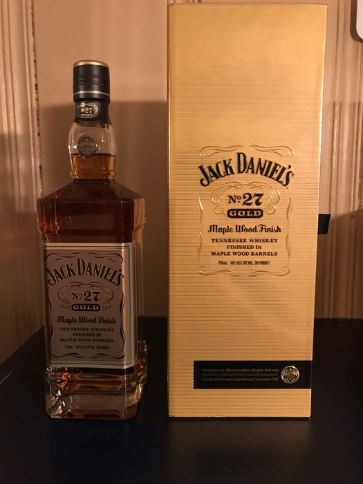 Jack Daniel's  Gold No 27 Maple Wood Finish - Original bottling - b. 2019 - 750 ml