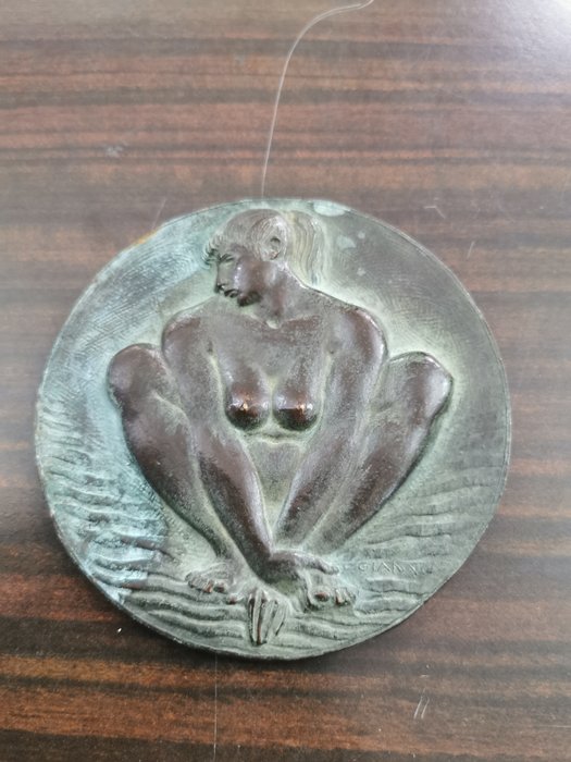 Francesco Giannone (1906-1996) - Plakette - Bronze - midten af det 20. århundrede