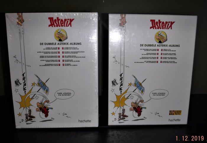 Image 3 of Asterix - 18 albums met elk 2 titels in 2 verzamelboxen - Hardcover - First edition - (2017/2017)
